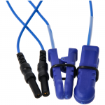 Elektrody uszne BLUE Ag/AgCl z przewodem 100 cm